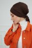 Ellie - Bruin Katoen Turban