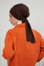 Ellie - Bruin Katoen Turban
