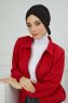 Ellie - Zwart Katoen Turban