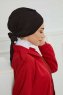 Ellie - Zwart Katoen Turban