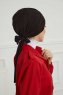 Ellie - Zwart Katoen Turban