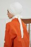 Ellie - Creme Katoen Turban