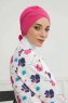 Ellie - Fuchsia Katoen Turban