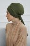 Ellie - Khaki Katoen Turban