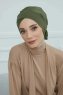 Ellie - Khaki Katoen Turban