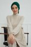 Ellie - Donkergroen Katoen Turban