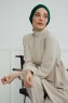 Ellie - Donkergroen Katoen Turban