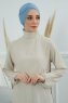 Ellie - Sky Blue Katoen Turban
