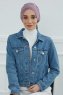 Ellie - Lilac Katoen Turban