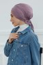 Ellie - Lilac Katoen Turban