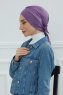 Ellie - Violet Katoen Turban