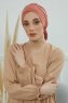 Ellie - Zalm Katoen Turban