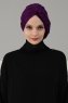 Theresa - Purper Katoen Turban - Ayse Turban