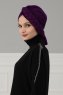 Theresa - Purper Katoen Turban - Ayse Turban