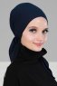 Felicia - Marineblauw Katoen Turban