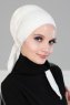 Felicia - Creme Katoen Turban