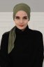 Felicia - Khaki Katoen Turban