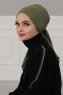 Felicia - Khaki Katoen Turban