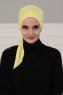 Felicia - Geel Katoen Turban