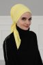 Felicia - Geel Katoen Turban