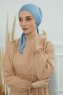 Felicia - Sky Blue Katoen Turban