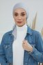 Felicia - Lichtgrijs Katoen Turban