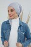 Felicia - Lichtgrijs Katoen Turban