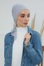 Felicia - Lichtgrijs Katoen Turban