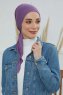 Felicia - Violet Katoen Turban