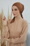 Felicia - Caramel Katoen Turban