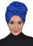 Kerstin - Blauw Katoen Turban - Ayse Turban