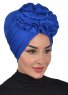 Kerstin - Blauw Katoen Turban - Ayse Turban