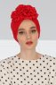 Kerstin - Rood Katoen Turban - Ayse Turban