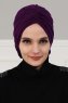 Kerstin - Purper Katoen Turban - Ayse Turban