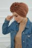 Kerstin - Caramel Katoen Turban