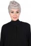 Sigrid - Taupe Katoen Hijab - Ayse Turban