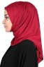 Sigrid - Bordeaux Katoen Hijab - Ayse Turban