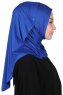Sigrid - Blauw Katoen Hijab - Ayse Turban