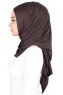 Sigrid - Bruin Katoen Hijab - Ayse Turban