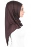 Sigrid - Bruin Katoen Hijab - Ayse Turban
