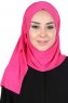 Sigrid - Fuchsia Katoen Hijab - Ayse Turban