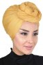Sigrid - Mosterd Katoen Hijab - Ayse Turban