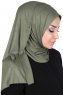 Sigrid - Khaki Katoen Hijab - Ayse Turban