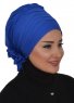 Monica - Blauw Katoen Turban - Ayse Turban