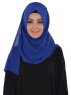 Evelina - Blauw Praktisch Hijab - Ayse Turban