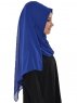 Evelina - Blauw Praktisch Hijab - Ayse Turban