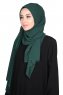 Joline - Donkergroen Premium Chiffon Hijab