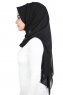 Joline - Zwart Premium Chiffon Hijab