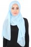 Joline - Lichtblauw Premium Chiffon Hijab