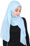 Joline - Lichtblauw Premium Chiffon Hijab